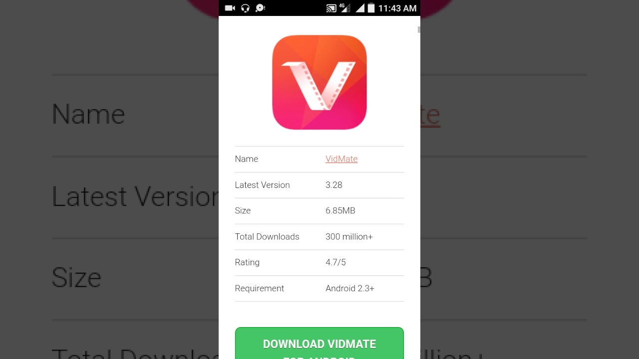 i want to download vidmate