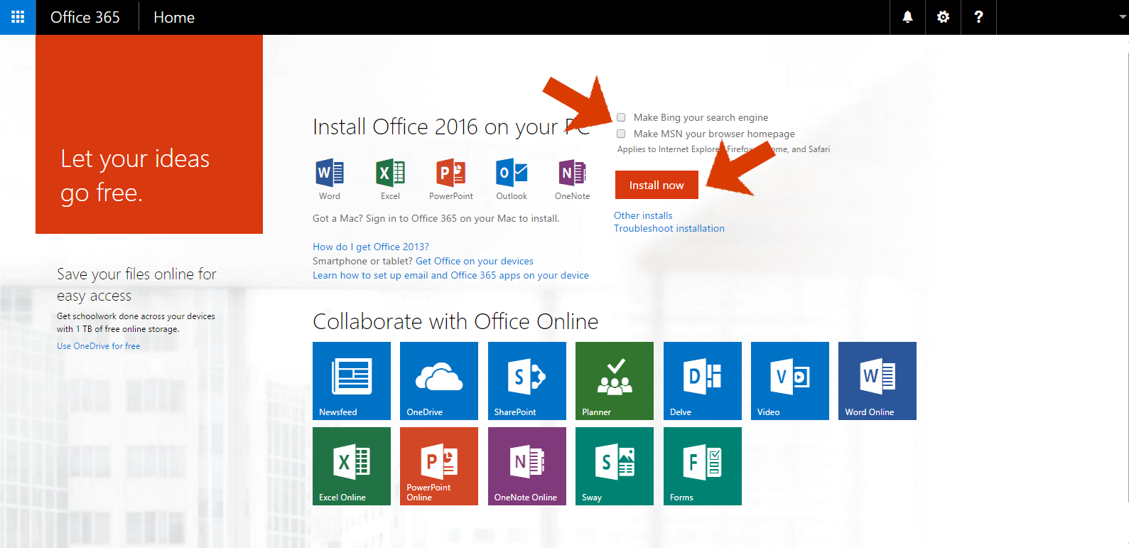 free download microsoft office 365 for mac